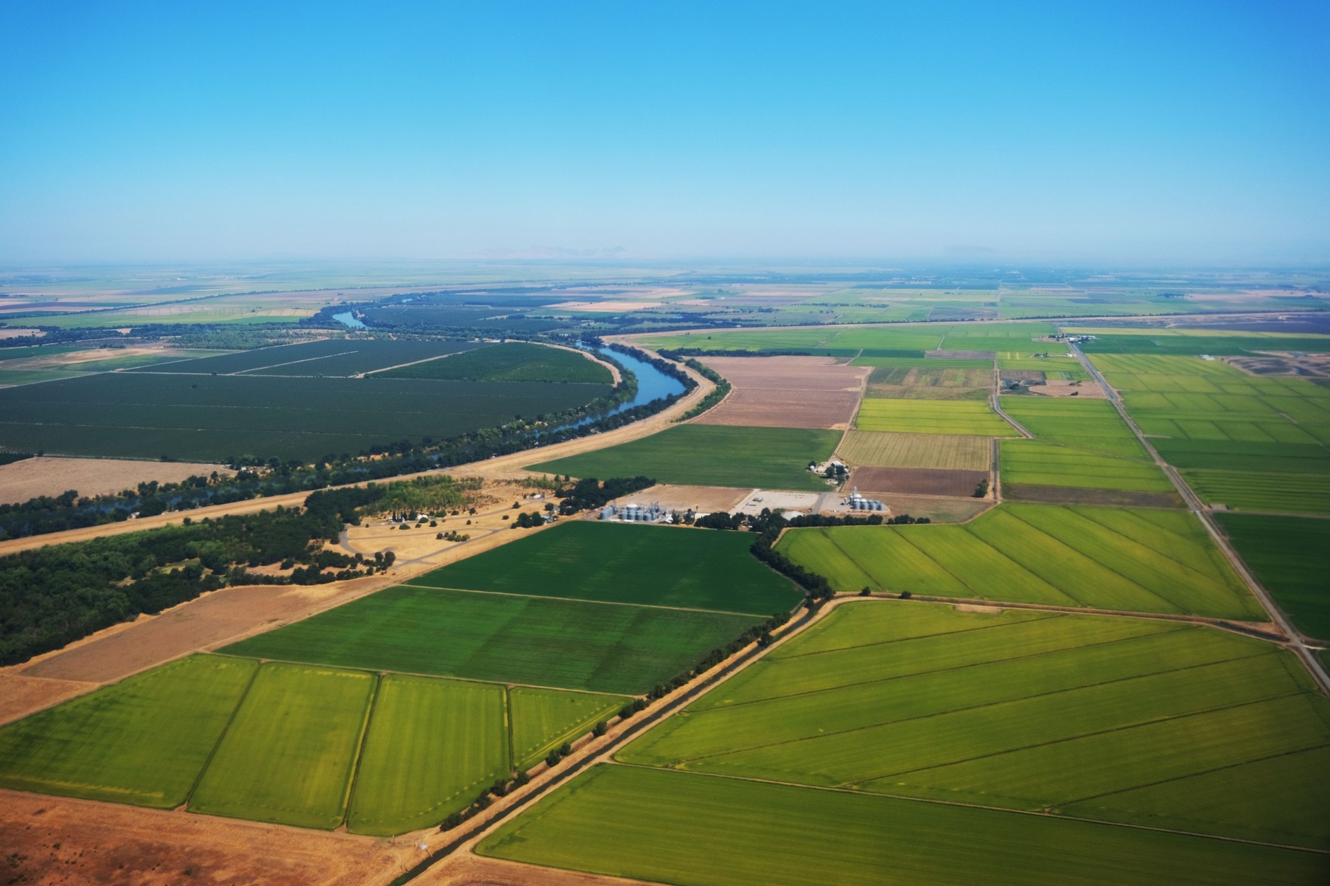 Sacramento and Surroundings from the Air